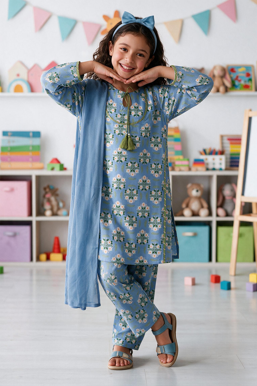 Kurta Dupatta Trouser - 3576