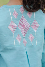 Embroidered Kurta Trouser - 2232