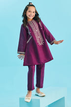 Embroidered Kurta Trouser - 2186