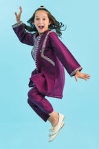 Embroidered Kurta Trouser - 2186