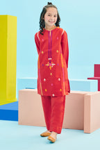 Embroidered Kurta Trouser - 2188