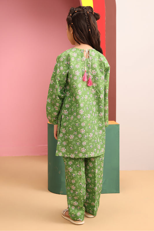 Embroidered Kurta Trouser - 2718