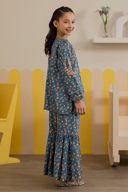Embroidered Kurta Trouser - 2731
