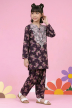 Embroidered Kurta Trouser - 2451