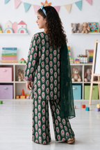 Embroidered Kurta Dupatta Trouser - 3454