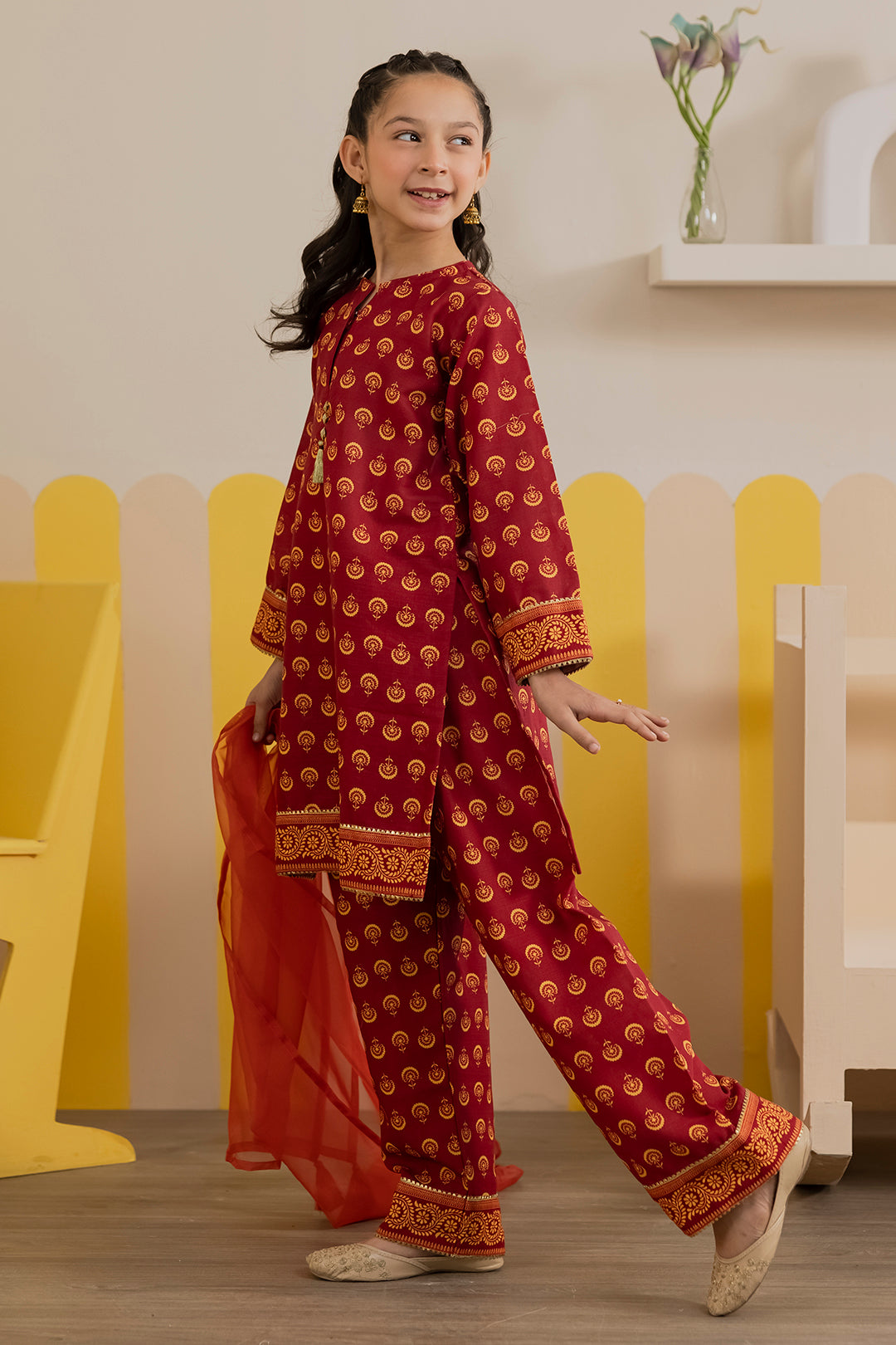 Kurta Dupatta Trouser - 3456