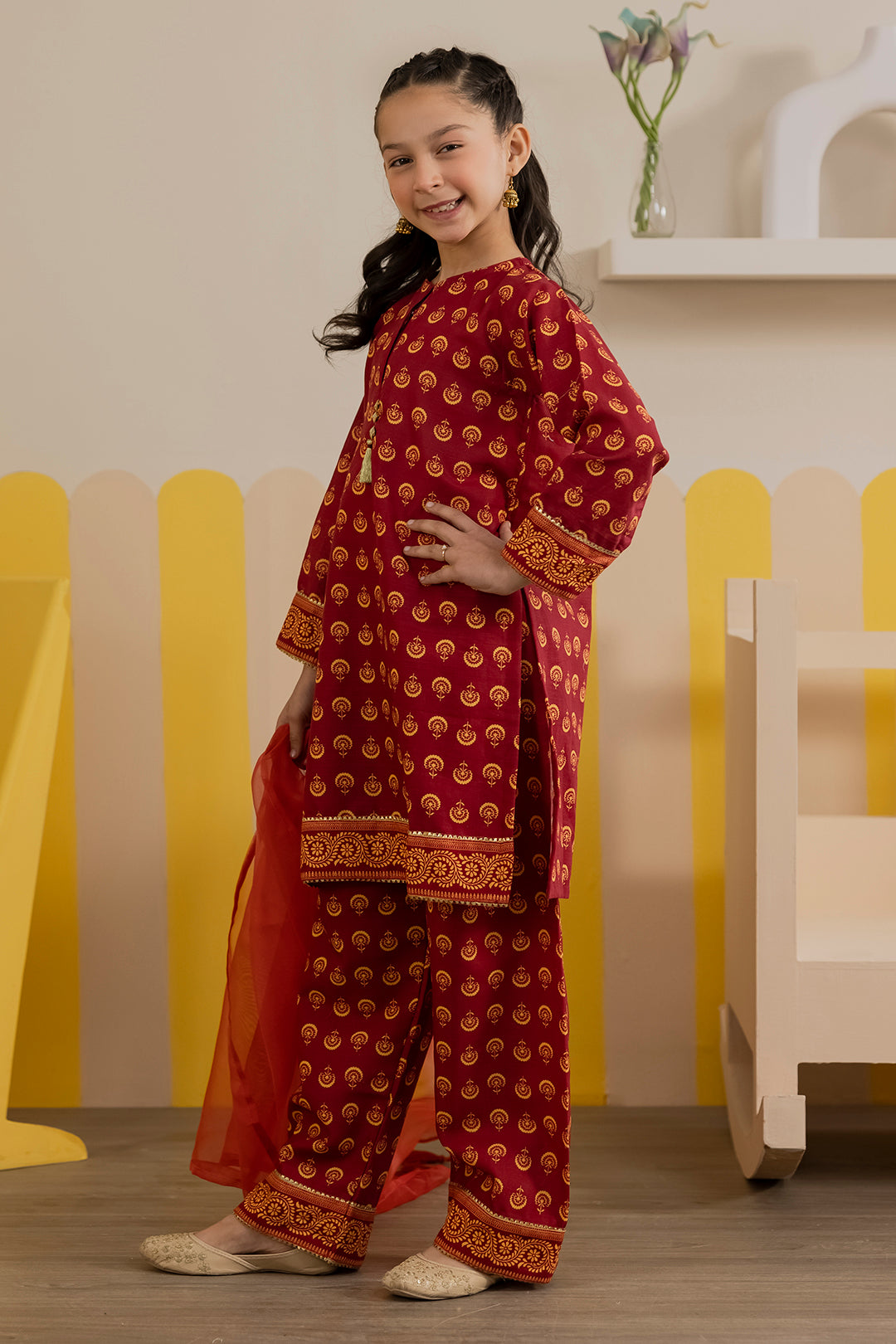Kurta Dupatta Trouser - 3456