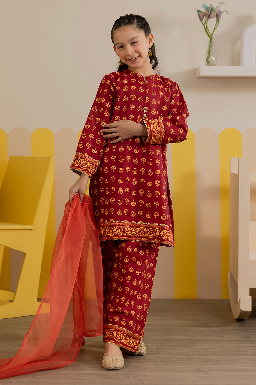 Kurta Dupatta Trouser - 3456