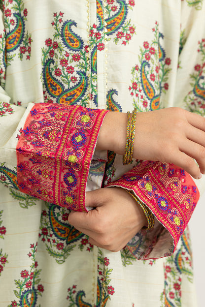 Embroidered Kurta Dupatta Trouser - 3478