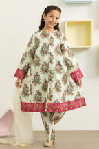 Embroidered Kurta Dupatta Trouser - 3478