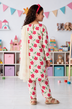 Embroidered Kurta Dupatta Trouser - 3481