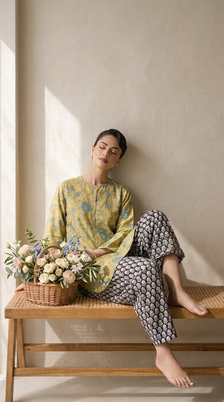 Winter Pret Kurta Trouser