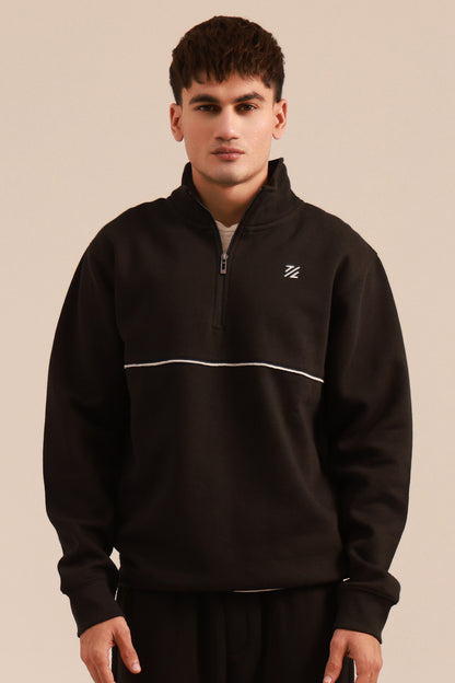 Mock Neck Sweat Shirt - 5001