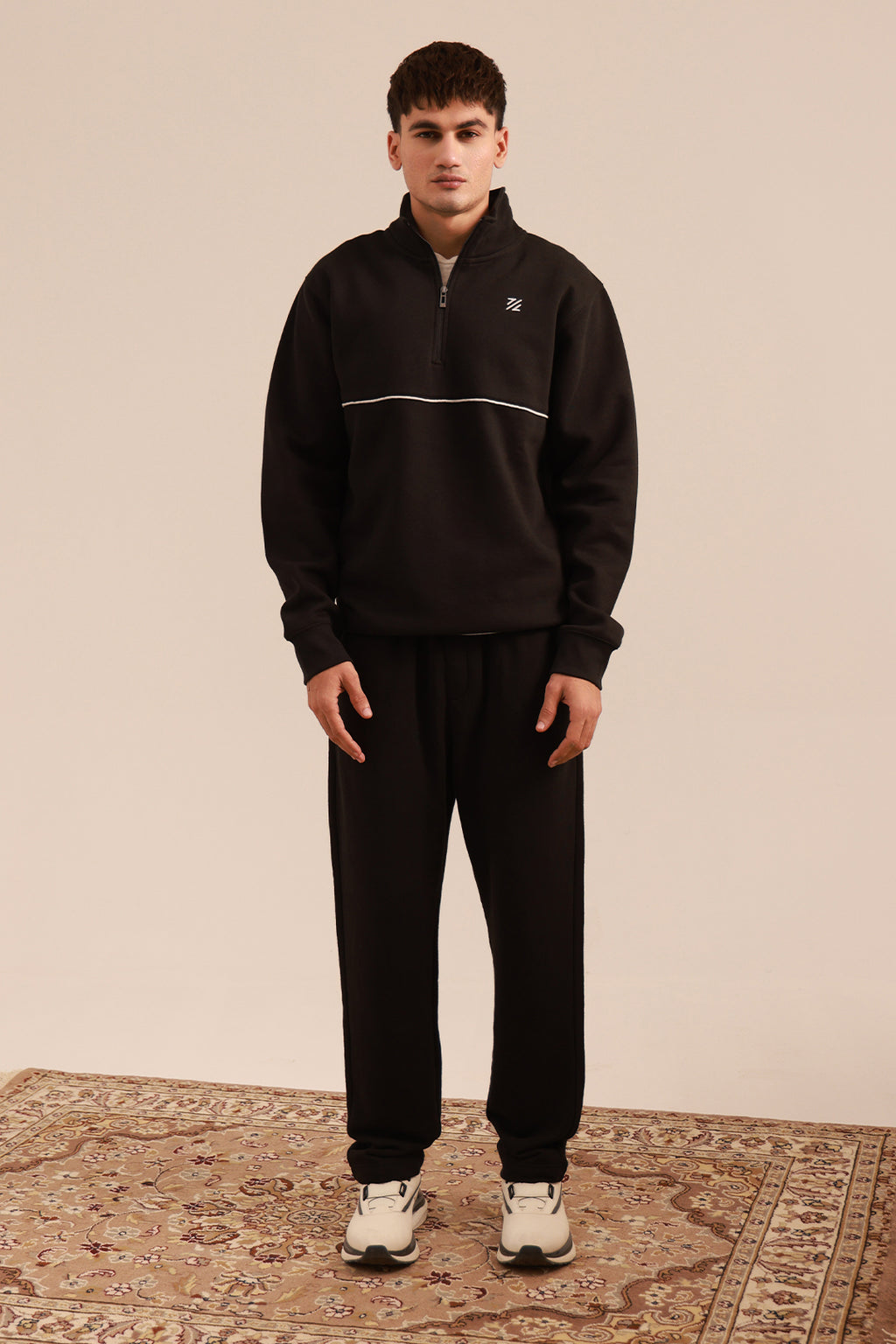Mock Neck Sweat Shirt - 5001