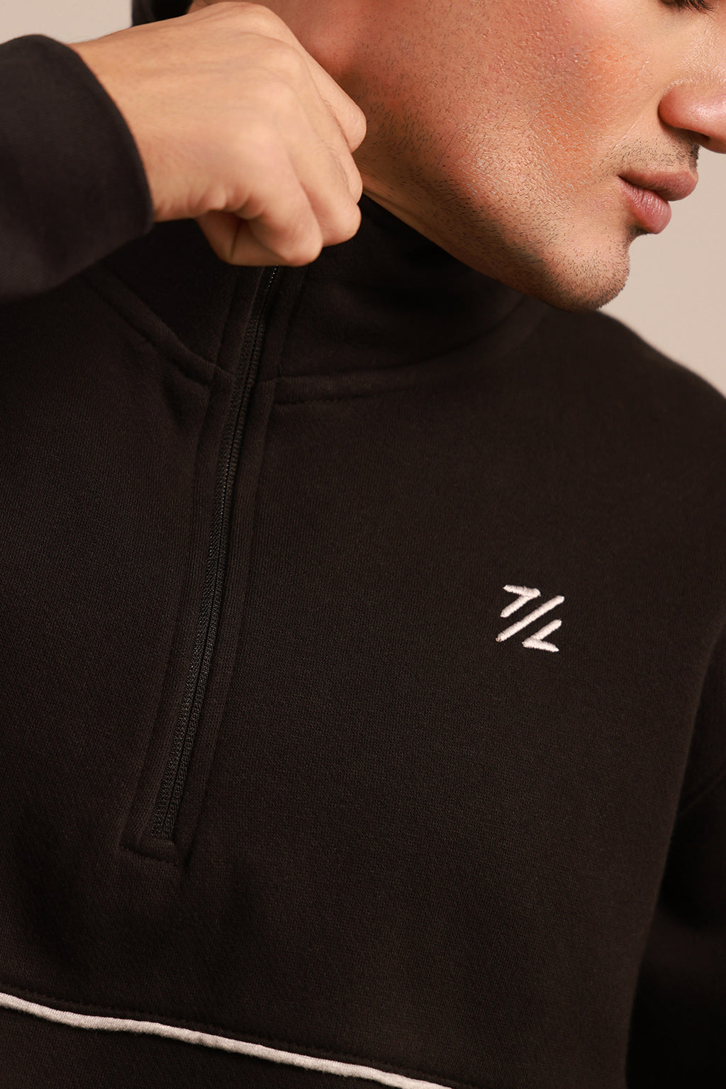Mock Neck Sweat Shirt - 5001