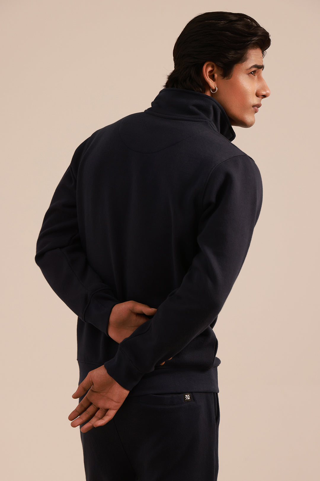 Mock Neck Sweat Shirt - 5001