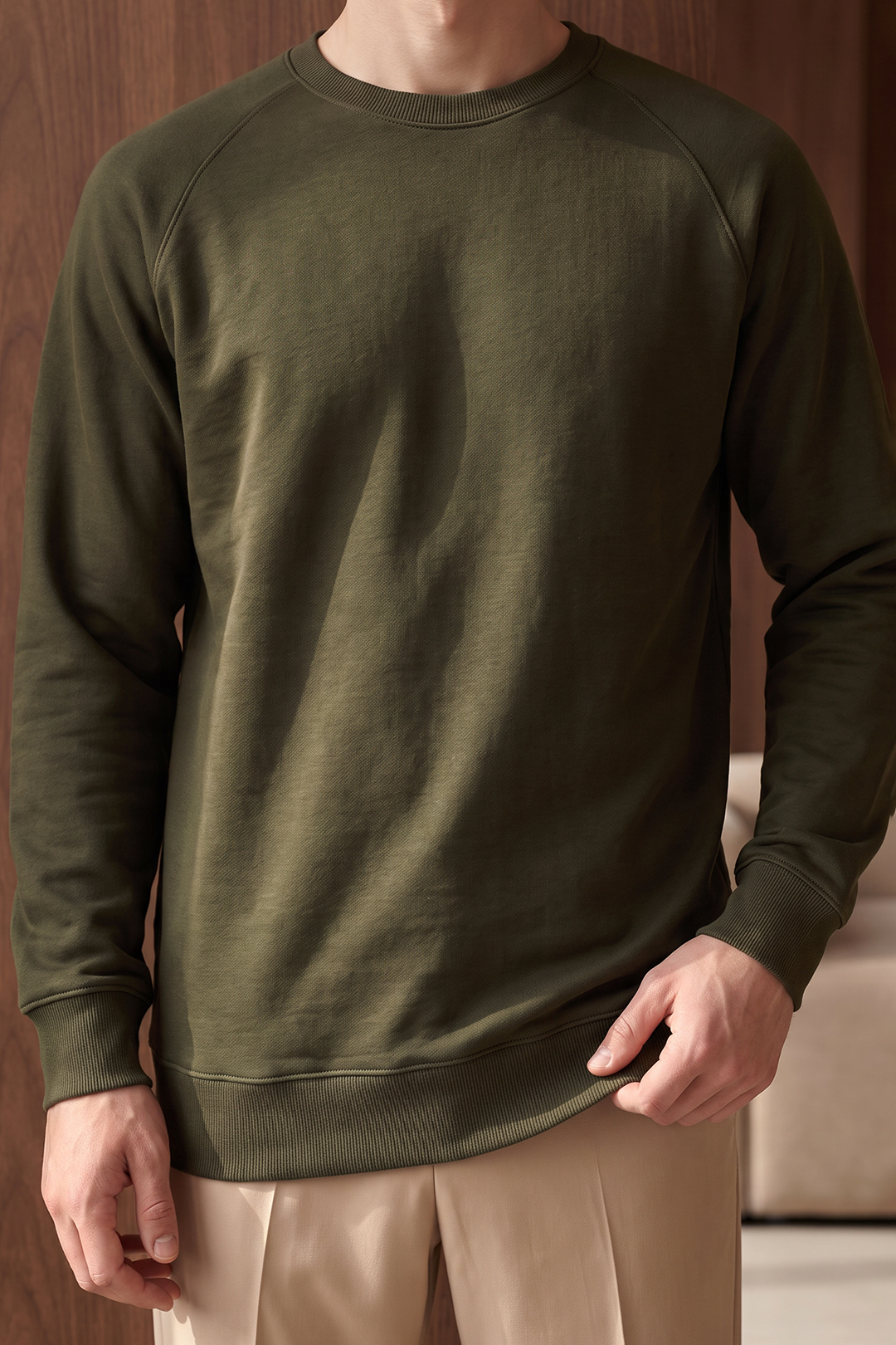 Raglan Sweat Shirt - 1001