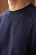 Raglan Sweat Shirt - 1001 - Navy