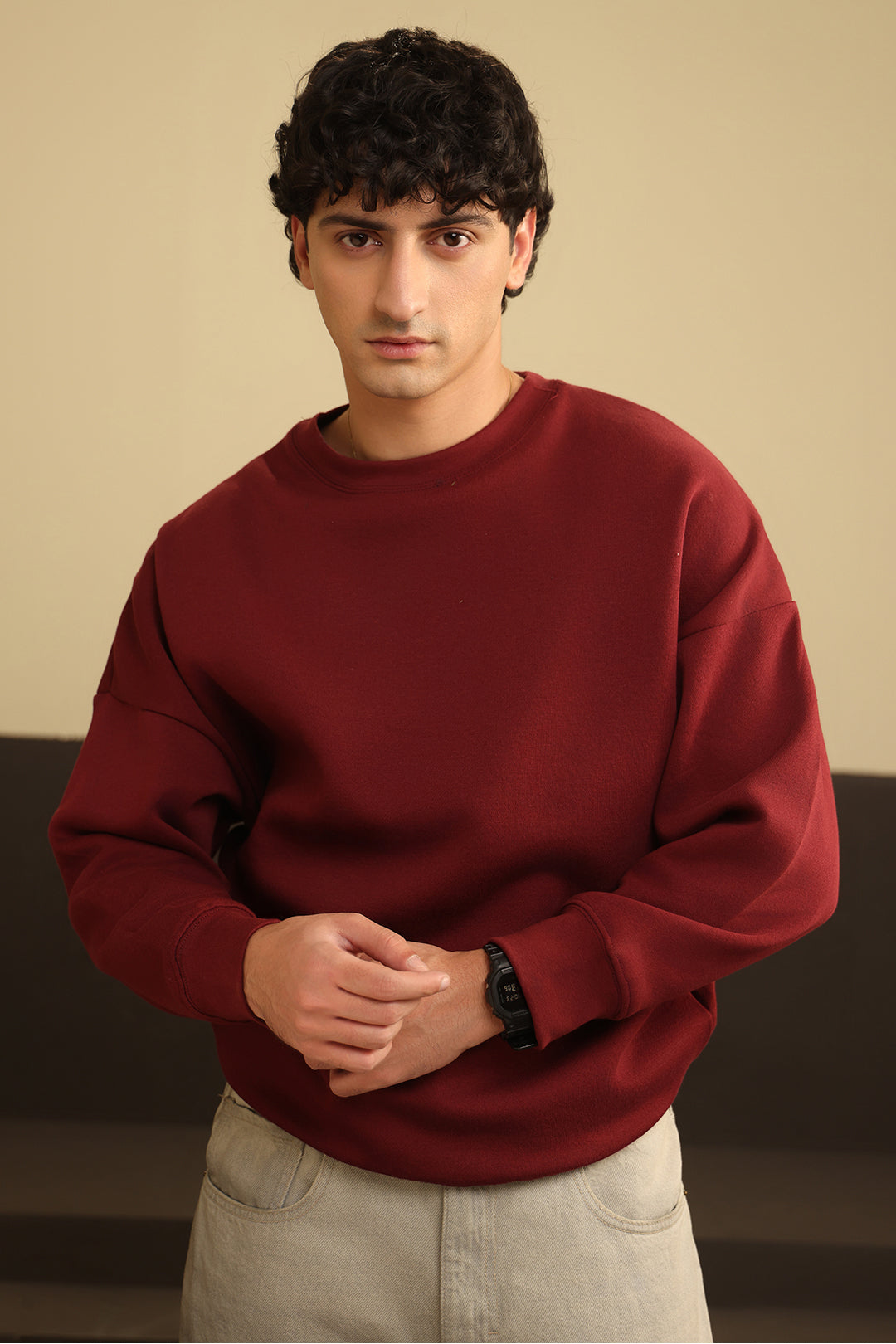 Men Outerwear Fleece Sweat Shirts
