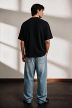 Ottoman Oversized Textured T-Shirt - D002