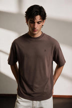 Ottoman Oversized Textured T-Shirt - D002