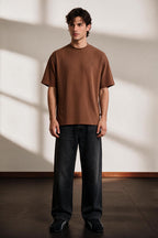 Ottoman Oversized Textured T-Shirt - D002