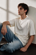 Ottoman Oversized Textured T-Shirt - D002