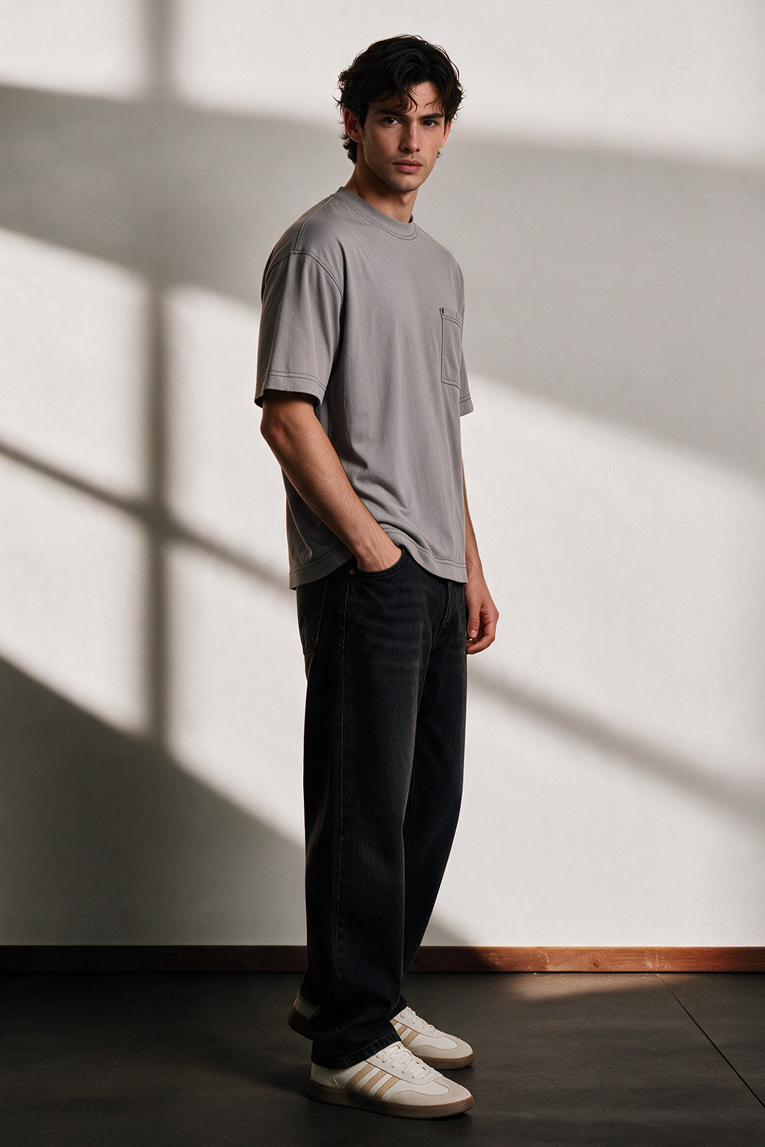 Basic Oversized Pocket T-Shirt