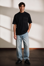 Basic Oversized Pocket T-Shirt