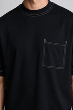 Basic Oversized Pocket T-Shirt