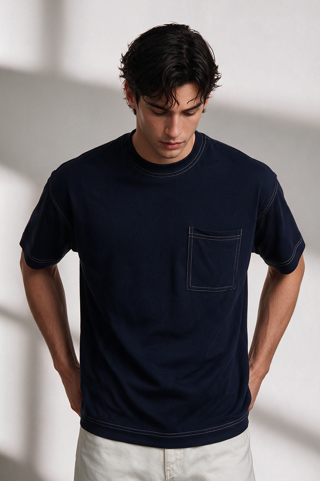 Basic Oversized Pocket T-Shirt