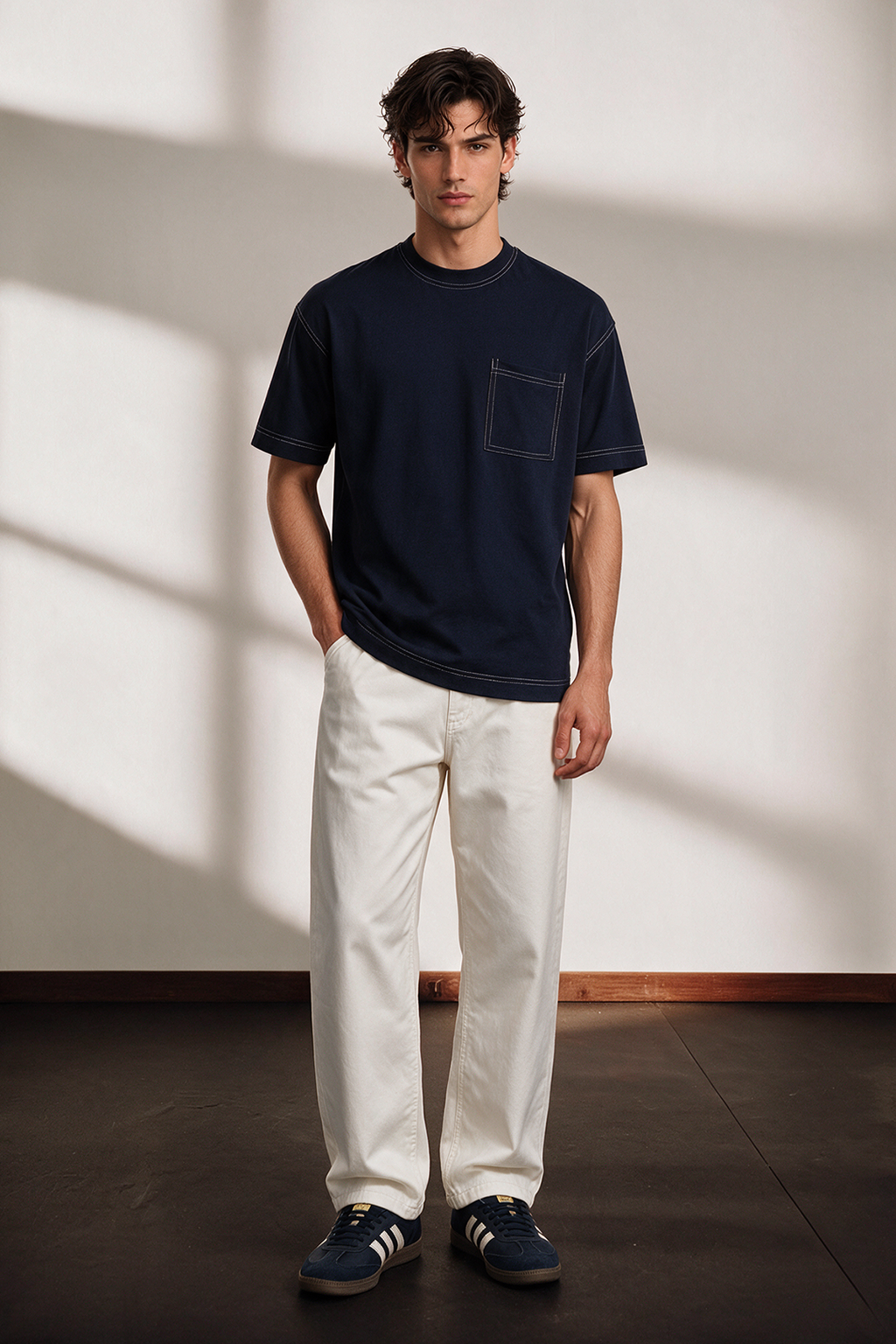Basic Oversized Pocket T-Shirt