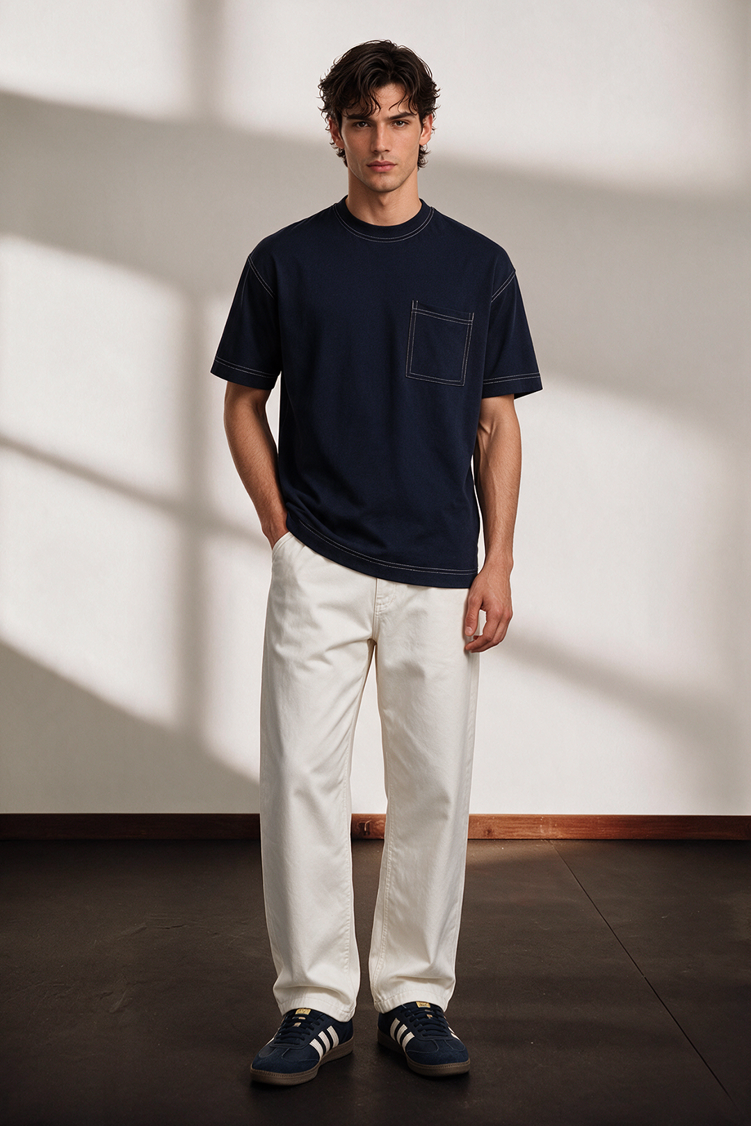 Basic Oversized Pocket T-Shirt