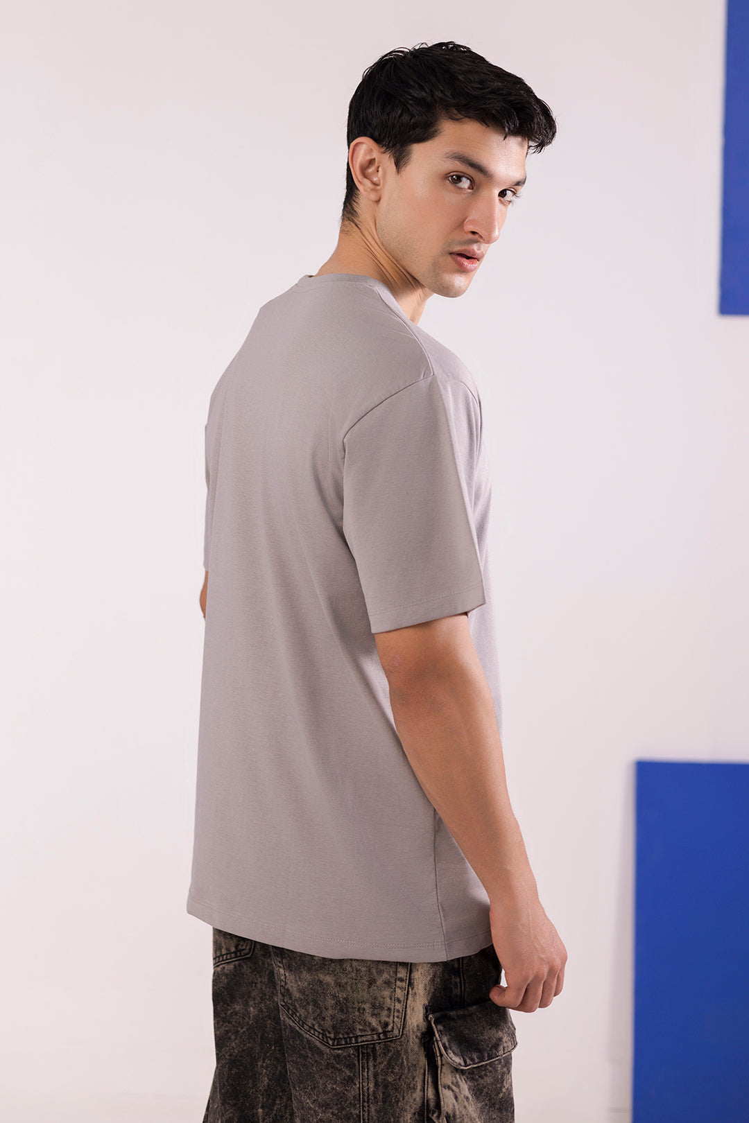 Basic T-Shirt - Relax Ash Grey