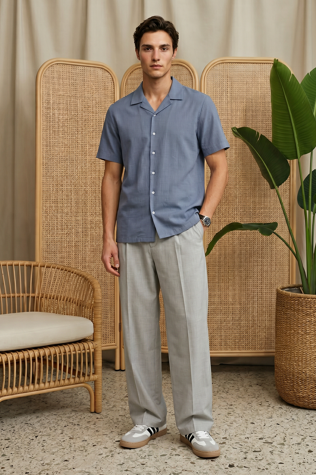 Cuban Linen Shirt - 1006