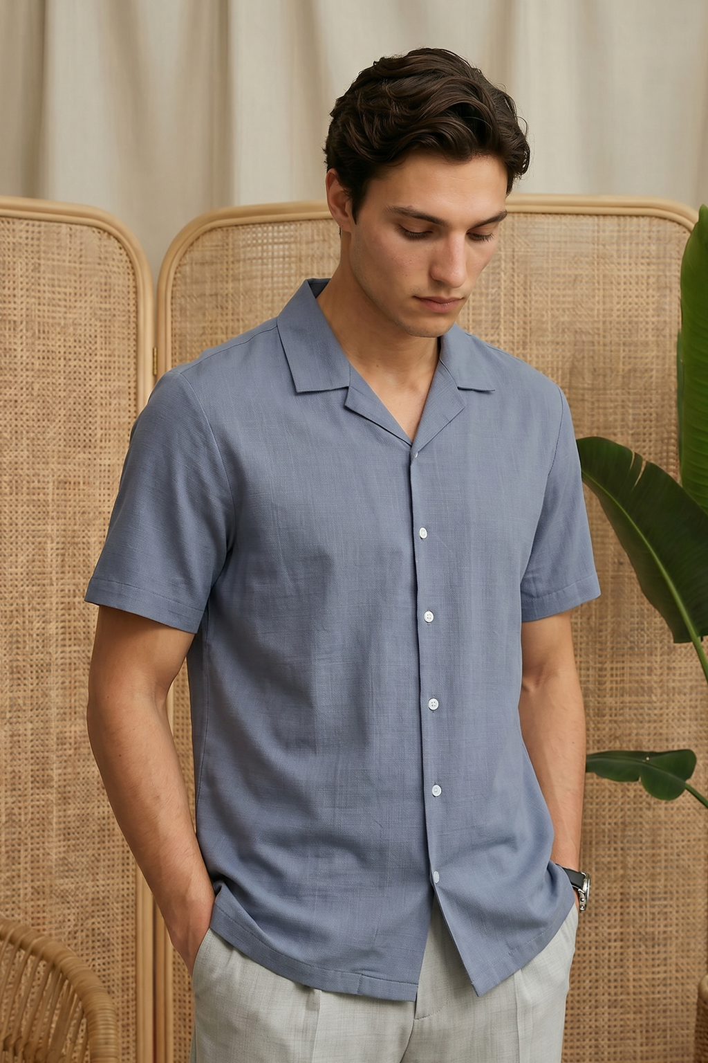 Cuban Linen Shirt - 1006