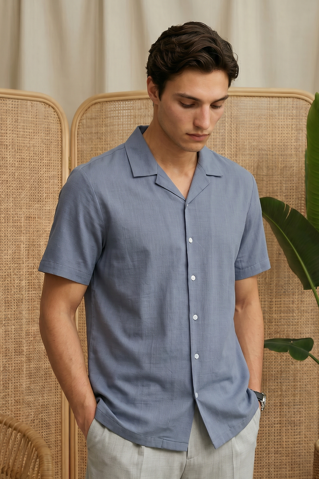 Cuban Linen Shirt - 1006