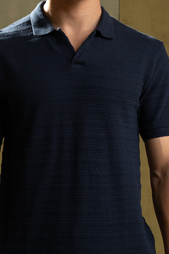 Textured Polo - 5002