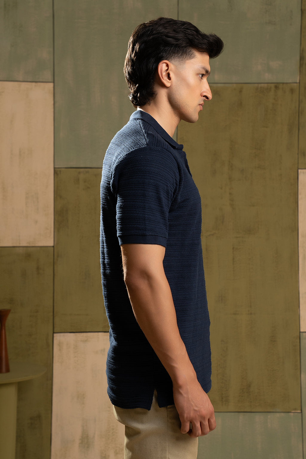 Textured Polo - 5002