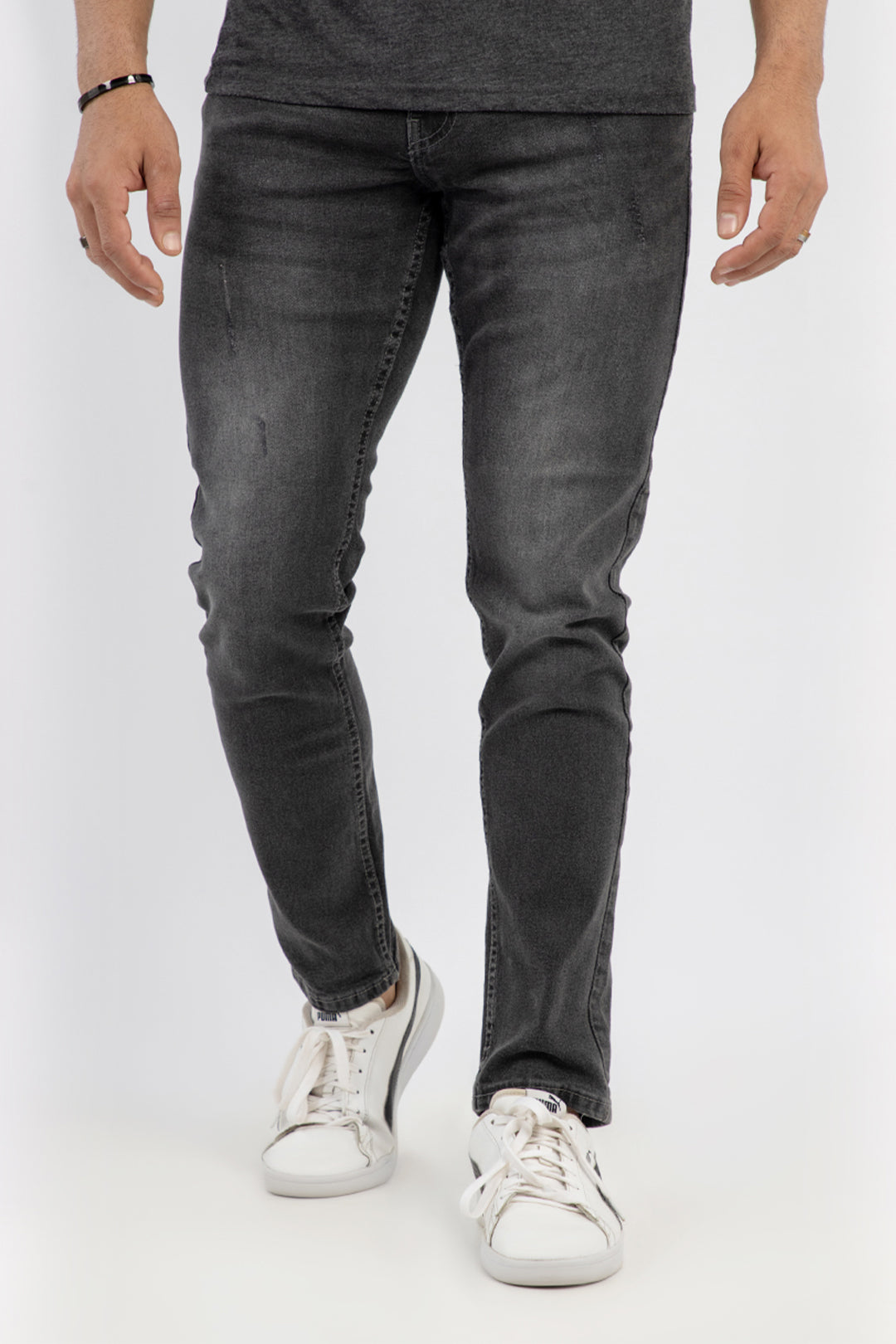 Buy Slim-Fit Black Jeans for men on Sale price 1009 - Zellbury MAN