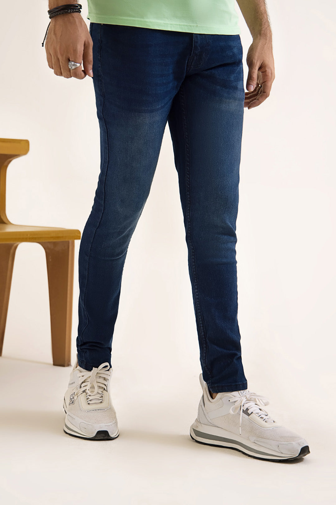 Men's Skinny Fit Premium Denim Jeans - Stretch Comfort, Dark & Light Washes, Classic Five-Pocket