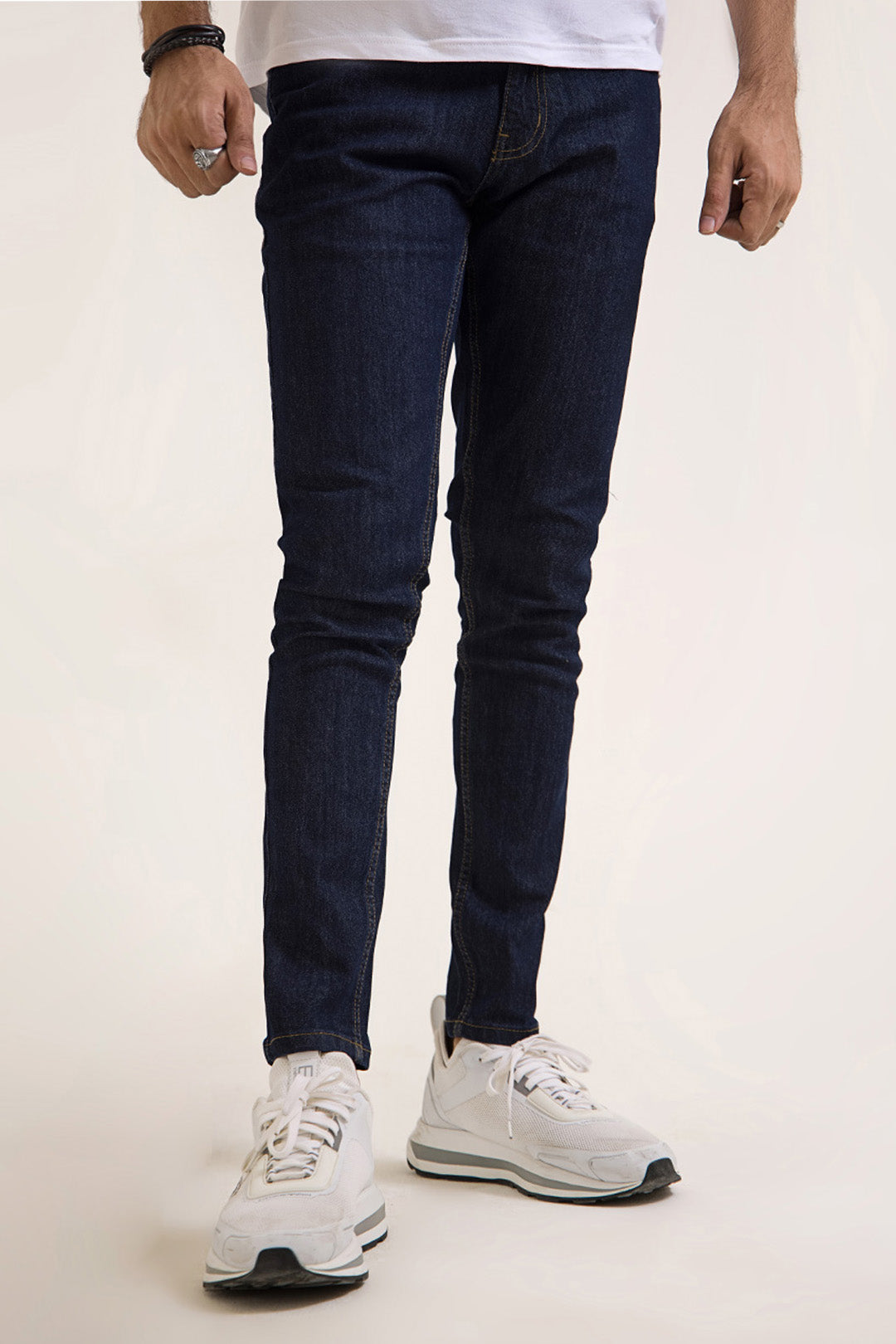 Buy Skinny-Fit Indigo Jeans for men on Sale price 1021 - Zellbury MAN