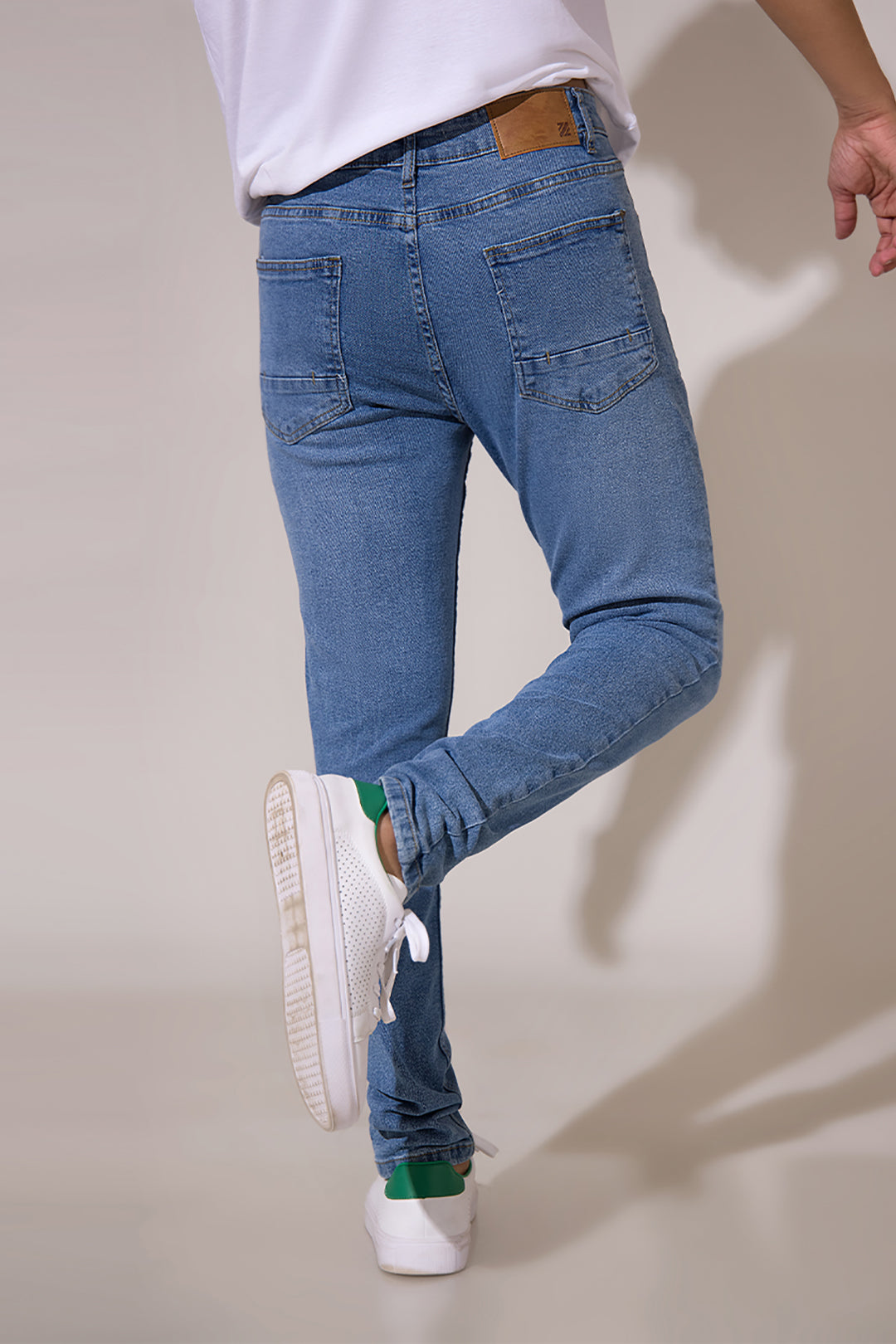 Buy Skinny Fit Blue Jeans for men on Sale price 1056 Zellbury MAN