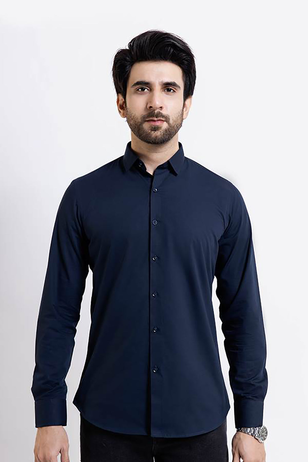Striped Mandarin Collar Shirt Dress Buy Black Shirts For Men By JAINISH Online Striped Mandarin Collar Shirt Dress Buy Black Shirts For Men By JAINISH Online