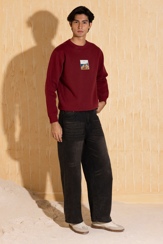 Graphic Sweat Shirt - 5022