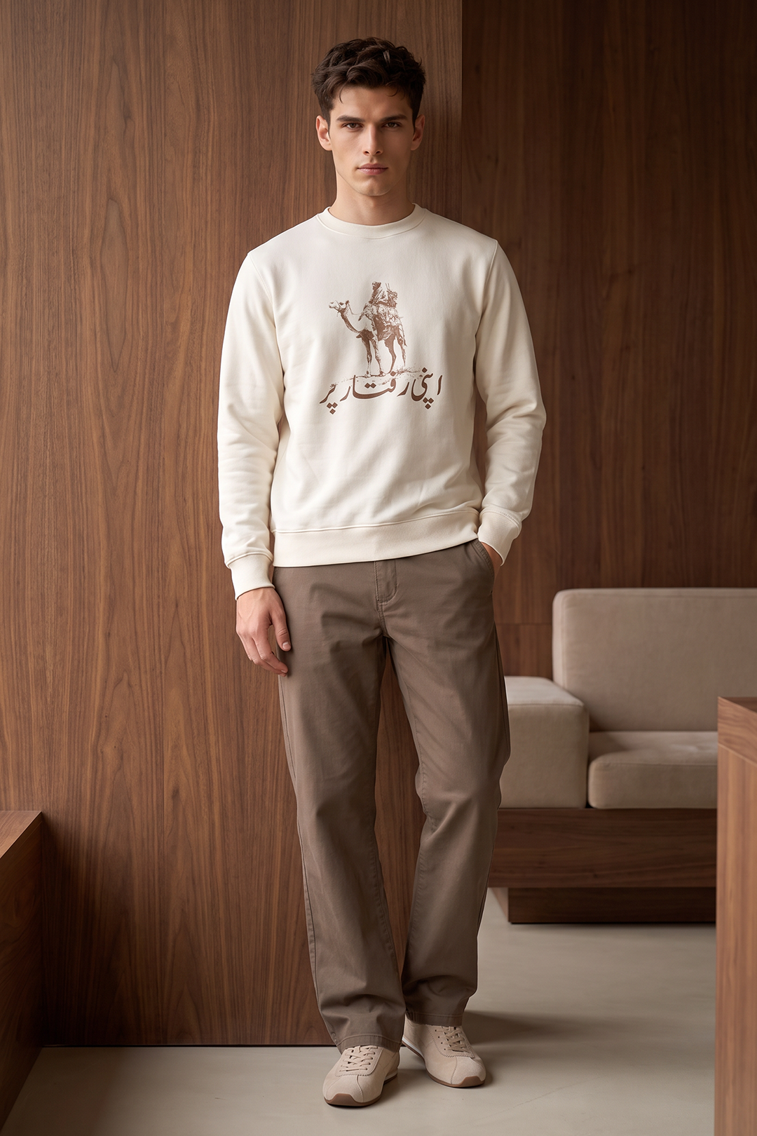 Graphic Sweat Shirt - 1004