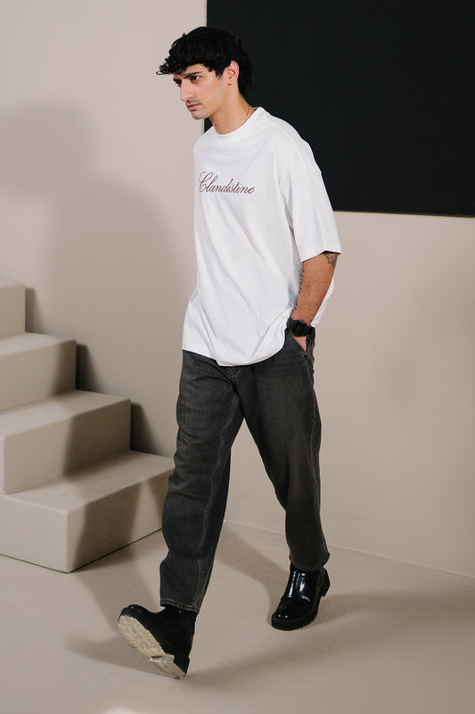 Oversized Graphic T-Shirt - D007