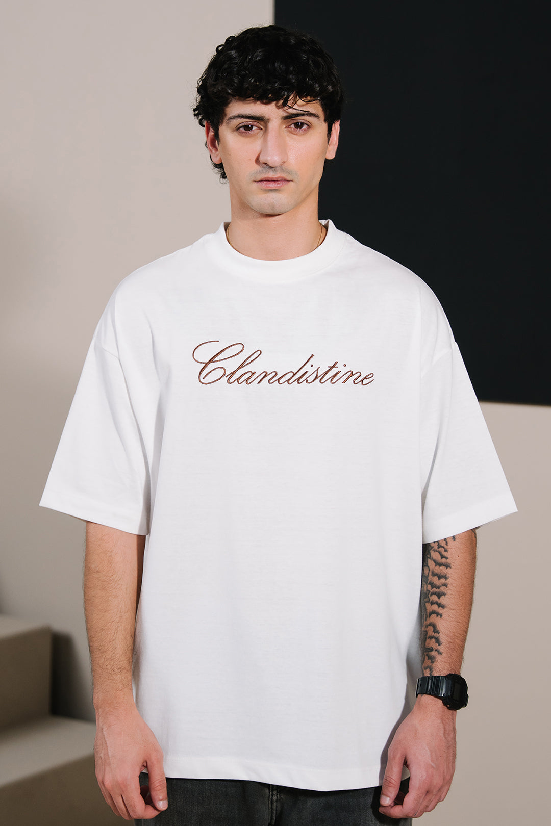 Oversized Graphic T-Shirt - D007