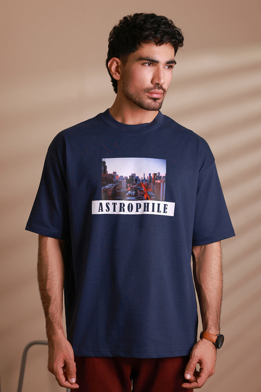 Oversized Graphic T-Shirt - D008