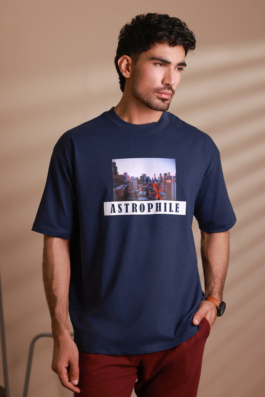 Oversized Graphic T-Shirt - D008